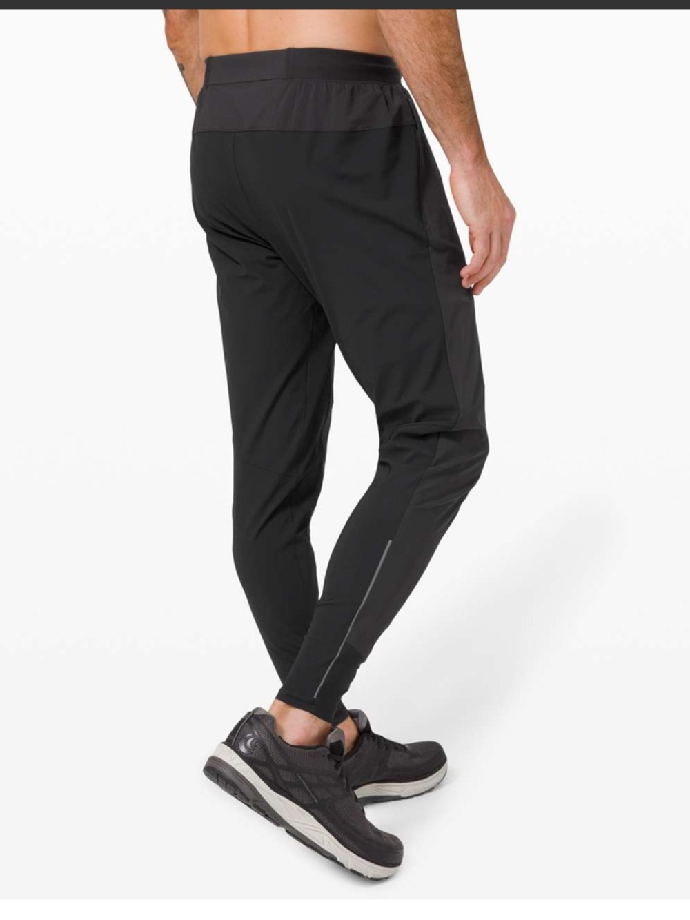Lululemon Mens Surge Jogger Black Performance Pants Sz L Active Athleisure*P15